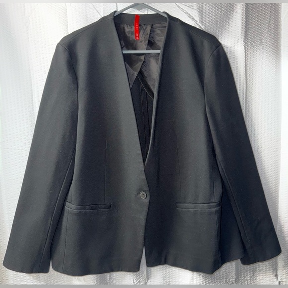 Spanx The Perfect Collarless Blazer Womens Size XL